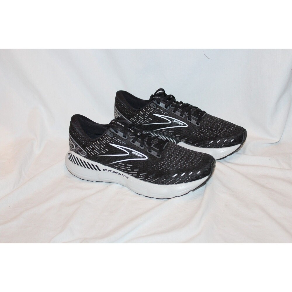 Brooks Women's Glycerin 20 Black White Running Athletic Sneakers NWOB 8
